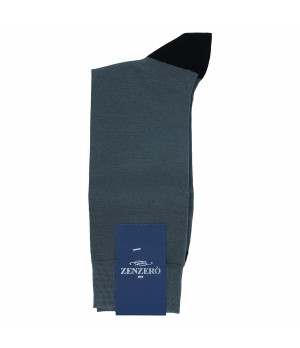 Herren-Sneakersocken 1 Paar, mercerisierte elastische Baumwolle Einheitsgröße 40/45 — ZENZERO' 1959