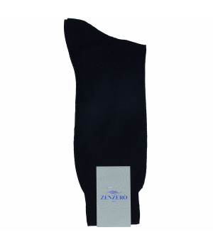 Short mercerized brushed cotton socks — 1 pair — soft & breathable — Z ZENZERO' 1959