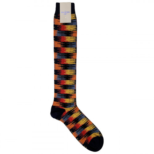 Calze Uomo Particolari Lunghe in Caldo Cotone con Fantasia Equalizzatore Zenzerò- Taglia Unica 40/45 in Vari Colori