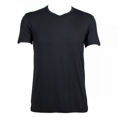 T-shirt Scolloa V Uomo Zenzerò in Cotone Modal Elasticizzato e Traspirante