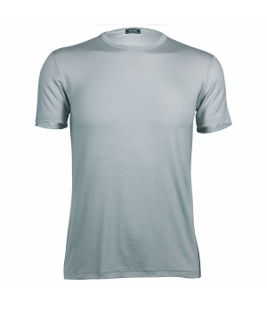 Camiseta hombre cuello redondo en algodón elástico — Zenzerò