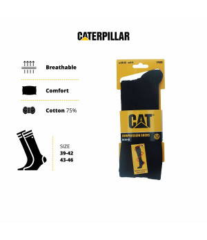 Calze a compressione graduata (15-18 mmHg) 1 paio — al ginocchio per recupero muscolare Caterpillar