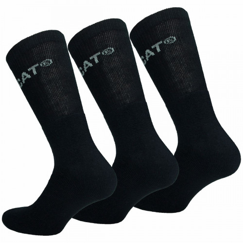 Calcetines deportivos de rizo de algodón 3 pares — puntera y talón reforzados Caterpillar