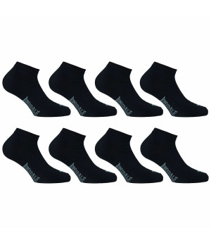 Calcetines sneaker 8 pares — transpirables de algodón peinado Lonsdale