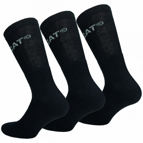 Calcetines deportivos de rizo de algodón 3 pares — puntera y talón reforzados Caterpillar