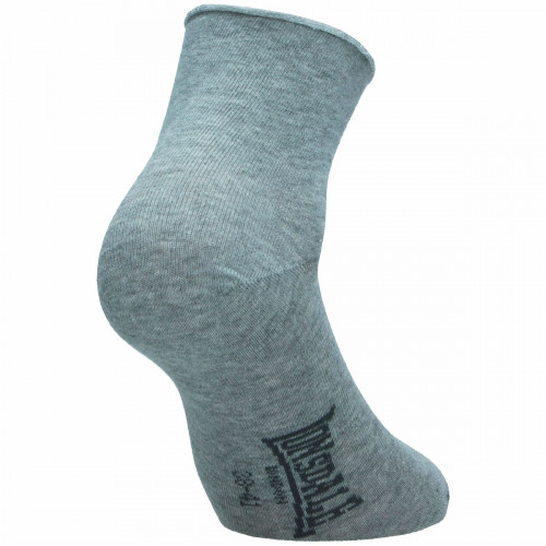 Calcetines tobilleros unisex 3 pares — borde corte láser en algodón | Lonsdale