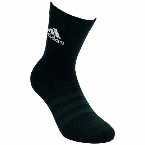 Adidas tennis socks, 3-pack — breathable cotton with terry footbed