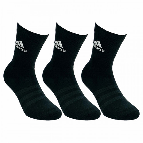 Chaussettes de tennis, 3 paires — coton respirant avec semelle en éponge Adidas