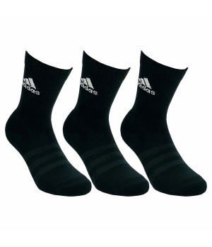 Calcetines de tenis 3 pares — algodón transpirable con plantilla acolchada Adidas