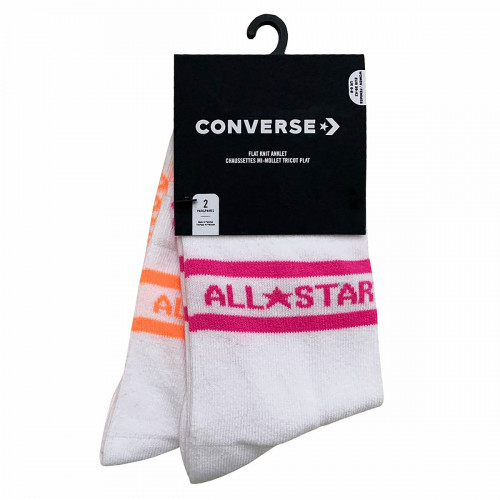 Calze da Donna Converse All Star - 2 Paia con Doppia Riga