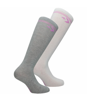 Women's tennis socks 2-pack — mid-calf cotton Converse