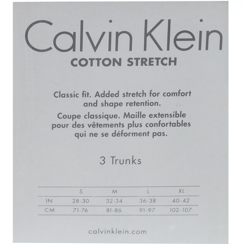 Boxer Uomo Calvin Klein - 3 Pezzi in Cotone Elasticizzato