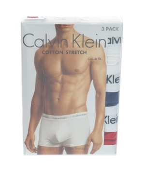 Boxer Uomo Calvin Klein - 3 Pezz a Vita Bassa - Cotone Elasticizzato