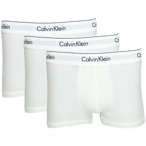 Boxers Modern Cotton 3 pares ajustados de cintura media — Calvin Klein