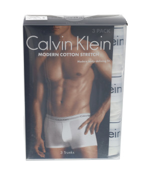 Boxers Modern Cotton 3 pares ajustados de cintura media — Calvin Klein