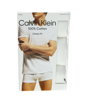 T-Shirt Calvin Klein in cotone - 3 Pezzi Girocollo