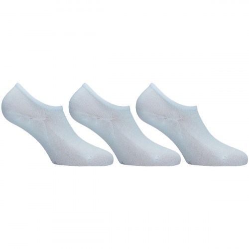 No-show combed cotton socks 3 pairs, low-cut non-slip — Lonsdale