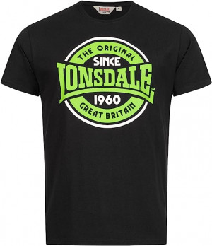 T-Shirt Uomo Lonsdale - Girocollo, Manica Lunga, 100% Cotone con Logo 1960