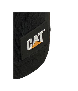 100% Cotone T-shirt basic girocollo uomo, logo manica — Caterpillar