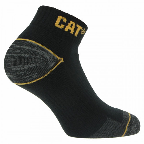 Calcetines de trabajo 3 pares — puntera y talón reforzados | Caterpillar