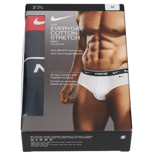 Slip Uomo in Cotone Elasticizzato Nike - 2 Pezzi