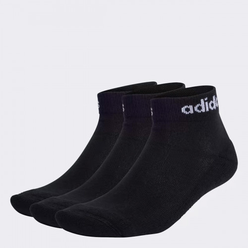 Calze Sportive Adidas Linear Cushioned - 3 Paia Ciclista Altezza Sopra la Caviglia