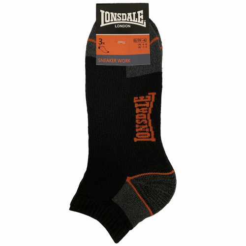 Ankle Socks for Safety Shoes, 3-Pack Reinforced — Lonsdale