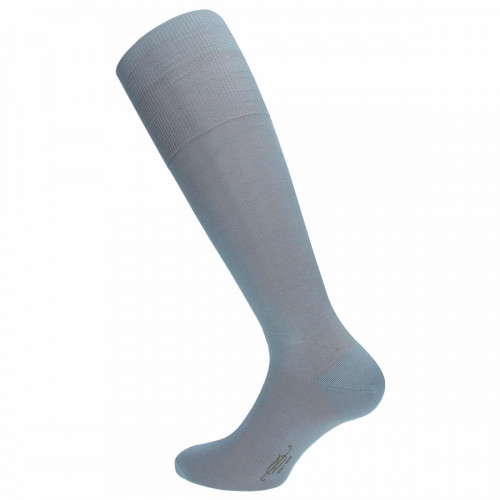 Mercerized brushed cotton long socks, 1 pair, breathable and elegant — Zenzerò