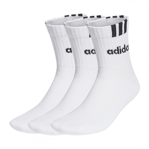 Calze Sportive Adidas Stripes Linear Half Cushioned - 3 Paia Calzini Sopra la Caviglia