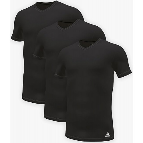 Active Cotton 3 pièces T-shirt homme col V en coton respirant — Adidas