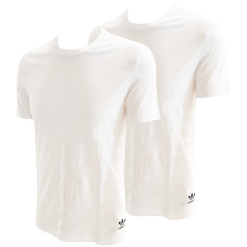 T-Shirt Col Rond Homme 2 pièces 100% coton respirant anti-odeur — Adidas