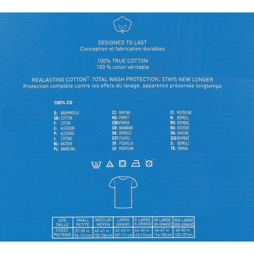 T-Shirt Girocollo Uomo 2 pezzi 100% cotone traspirante anti-odore — Adidas