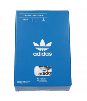 T-Shirt Girocollo Uomo 2 pezzi 100% cotone traspirante anti-odore — Adidas