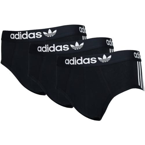 Slip da Uomo Adidas - 3 Pezzi in Cotone Traspirante 3-Stripes