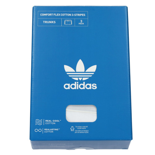 Boxer en coton extensible — lot de 3, taille confortable Adidas