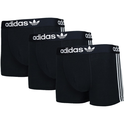 Boxer in cotone elasticizzato — 3 paia, vita confortevole Adidas