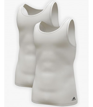 Canotta Uomo Adidas - 2 Pezzi in Cotone Elasticizzato
