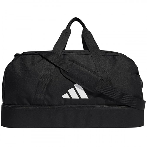Bolsa deportiva mediana negra con compartimento rígido — Adidas