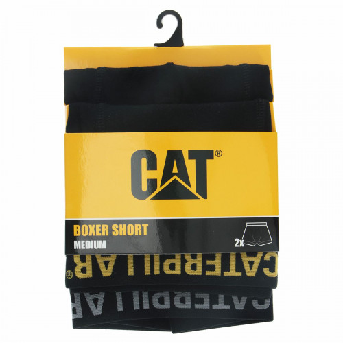 Boxers de algodón elástico 2 unidades, ajuste cómodo | Caterpillar