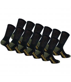 Caterpillar 12 Pairs Diabetic Work Socks