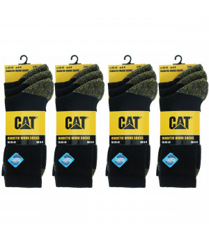 Caterpillar 12 Pairs Diabetic Work Socks